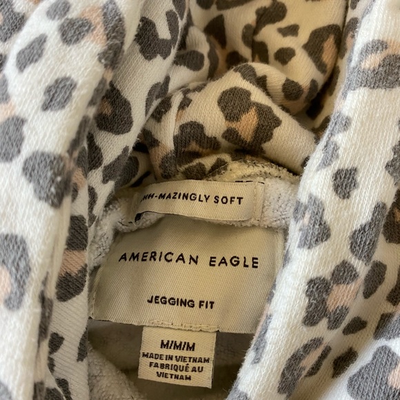 Leopard print oversized sweatshirt American Eagle - Picture 5 of 5